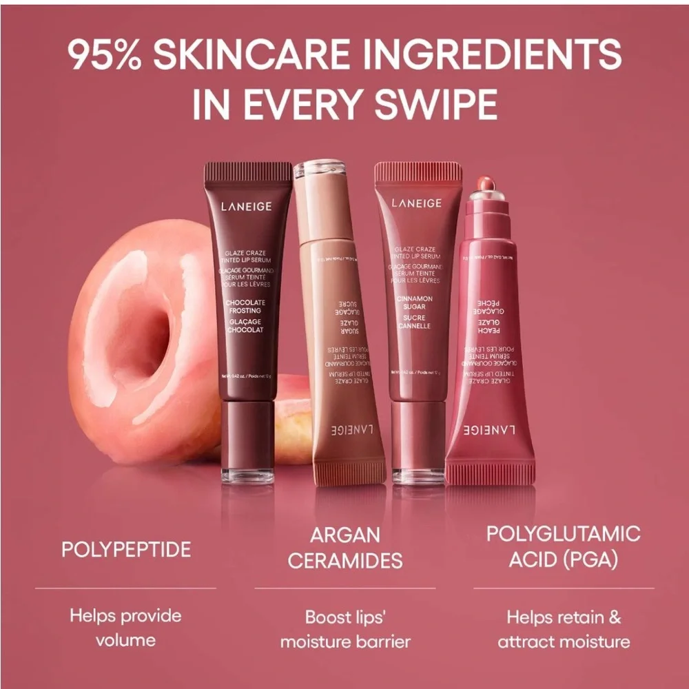 Laneige Glaze Craze Tinted Polypeptide Lip Serum “Sugar Glaze”